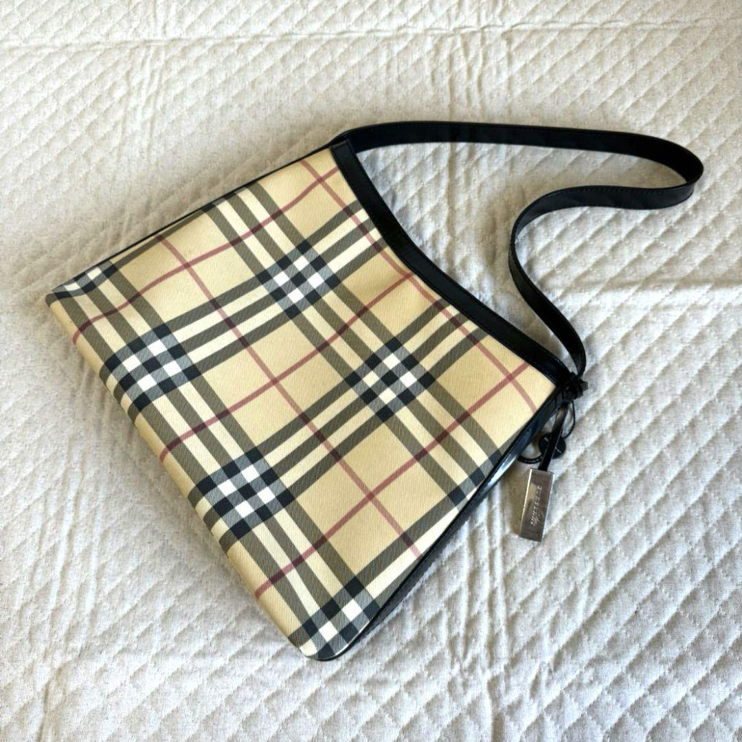 【バーバリー】ノバチェックトートバッグ　ワンショルダー