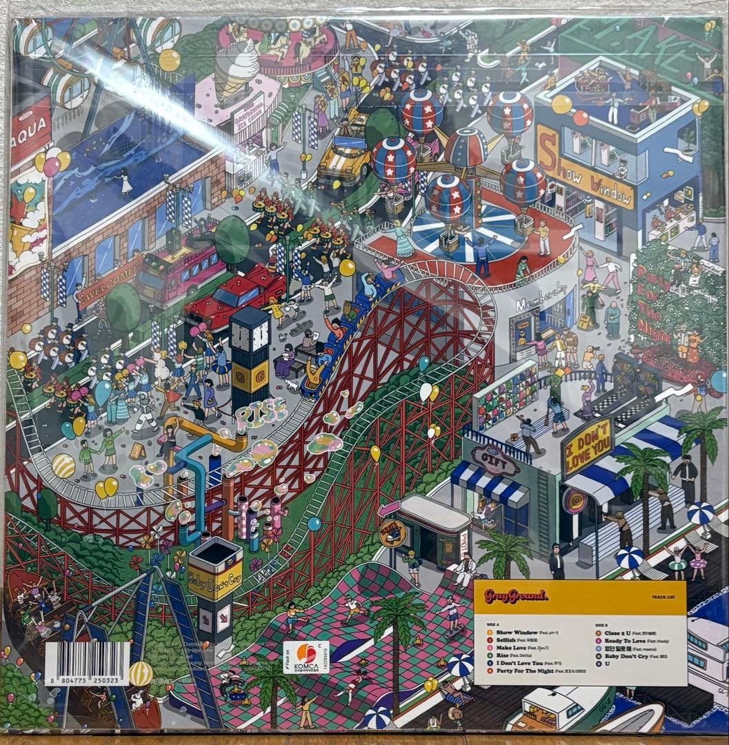 GRAY GRAYGROUND COVER2 レコード AOMG hiphop