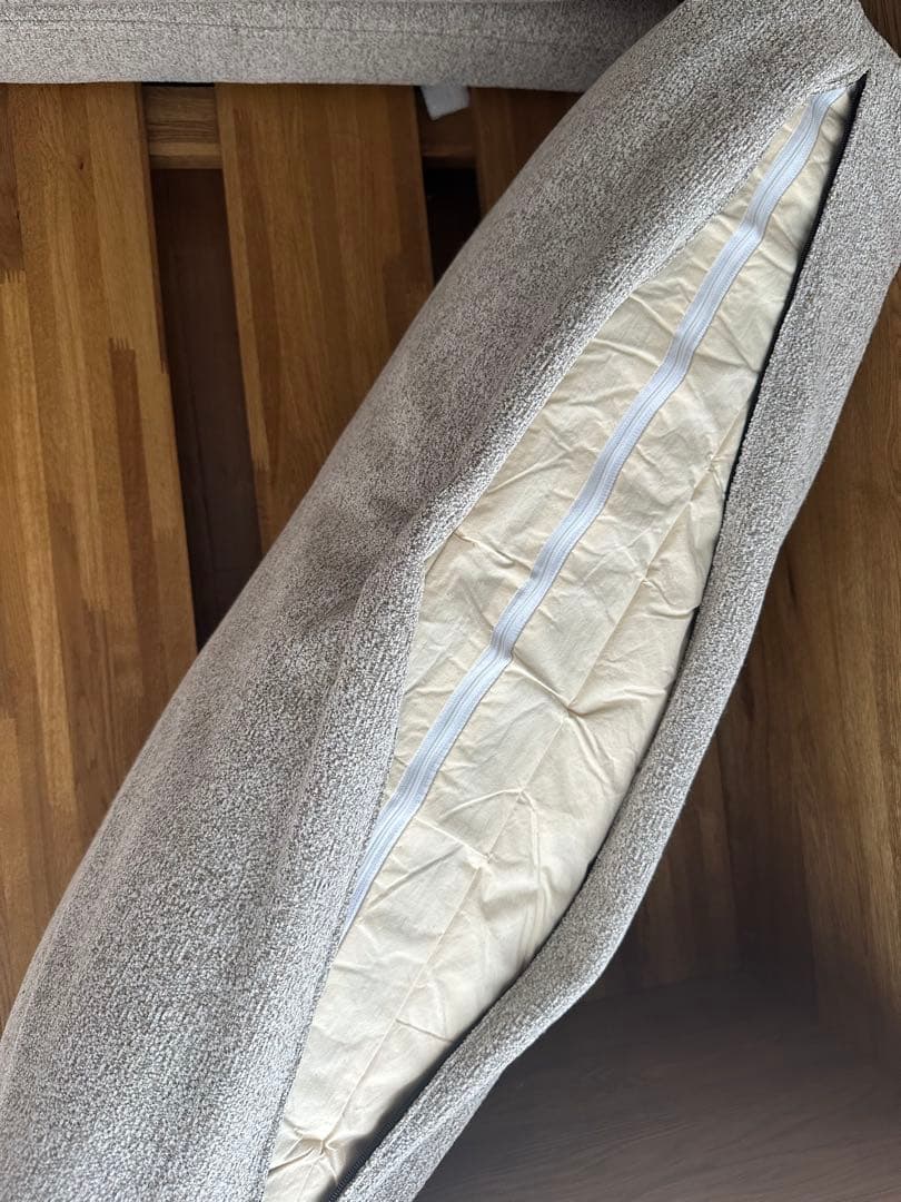 専用クラッシュゲートeasy life hiroma 3人掛けソファ ナラ ロー