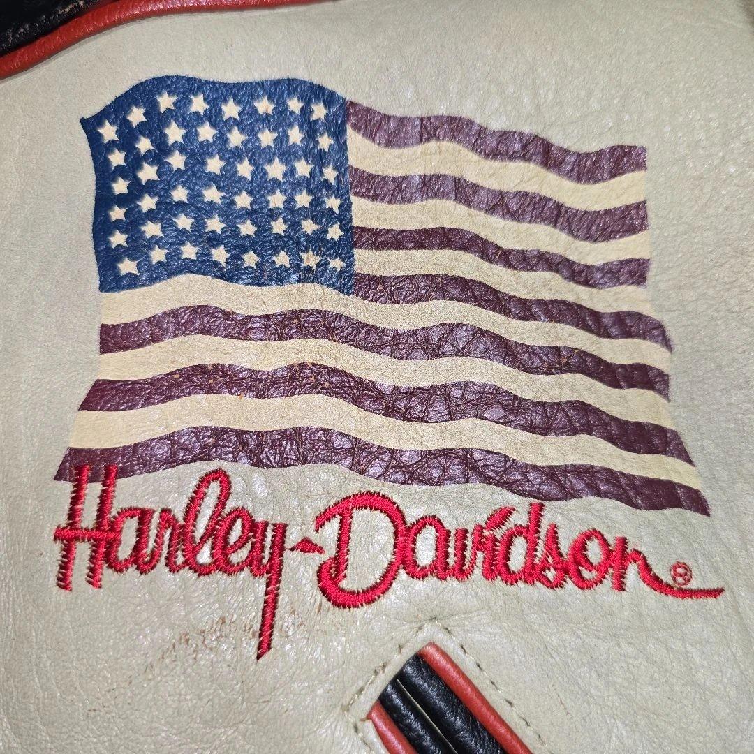 ら*き様 【Harley Davidson レザースタジャン スタッズ 】羊革