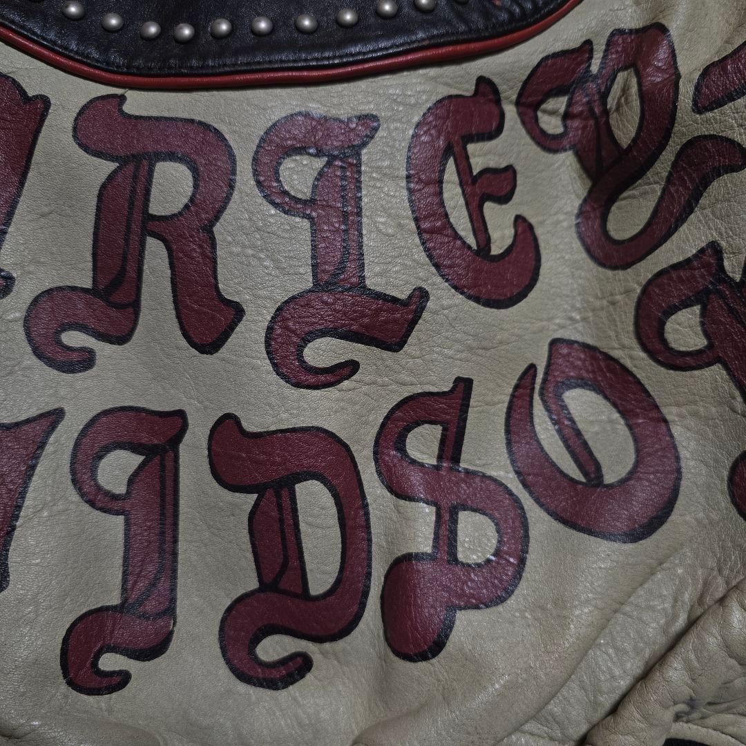 ら*き様 【Harley Davidson レザースタジャン スタッズ 】羊革