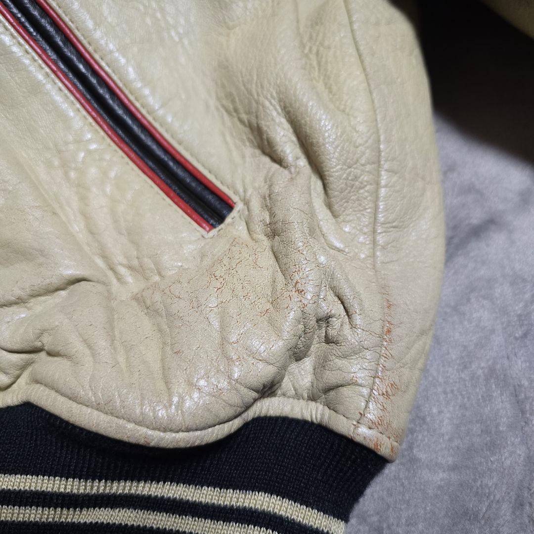 ら*き様 【Harley Davidson レザースタジャン スタッズ 】羊革