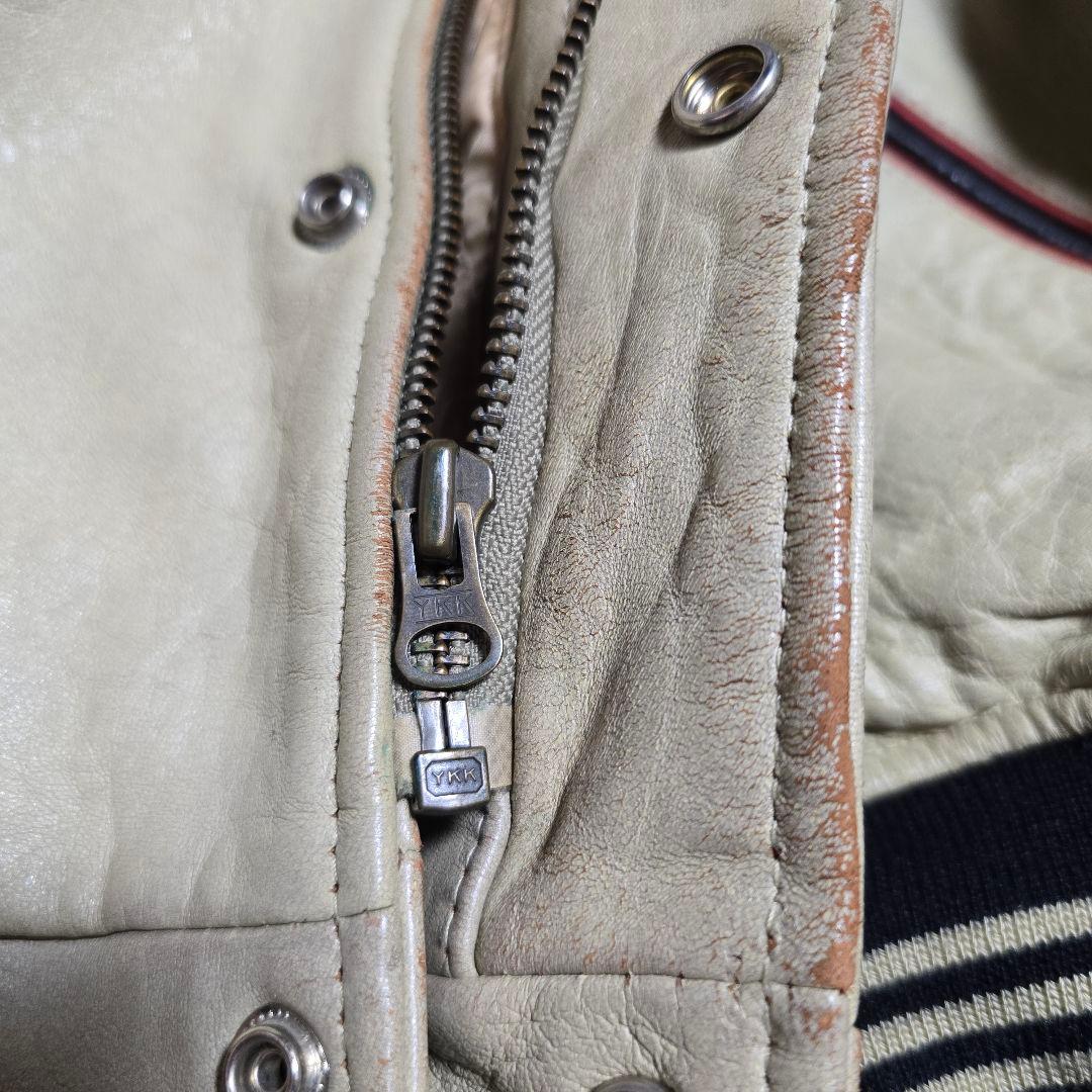 ら*き様 【Harley Davidson レザースタジャン スタッズ 】羊革