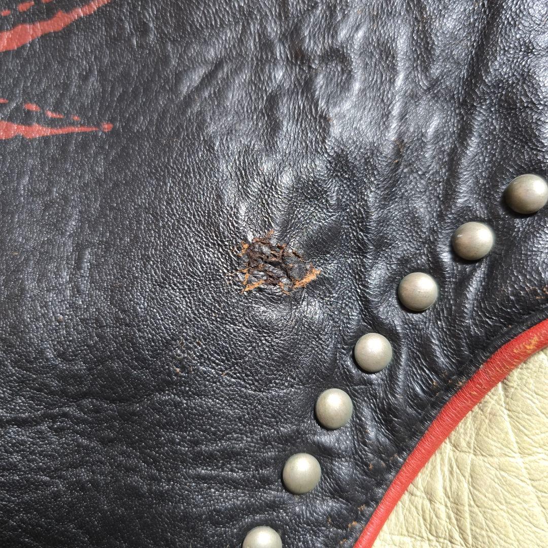 ら*き様 【Harley Davidson レザースタジャン スタッズ 】羊革