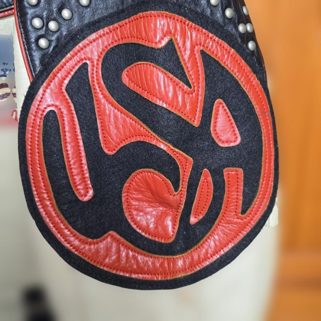 ら*き様 【Harley Davidson レザースタジャン スタッズ 】羊革