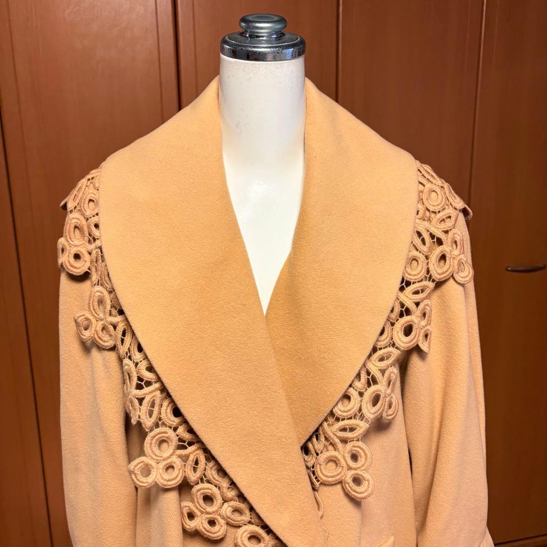 マダムユキコ-ユキコハナイ　山吹色ビンテージロングコート【美品】