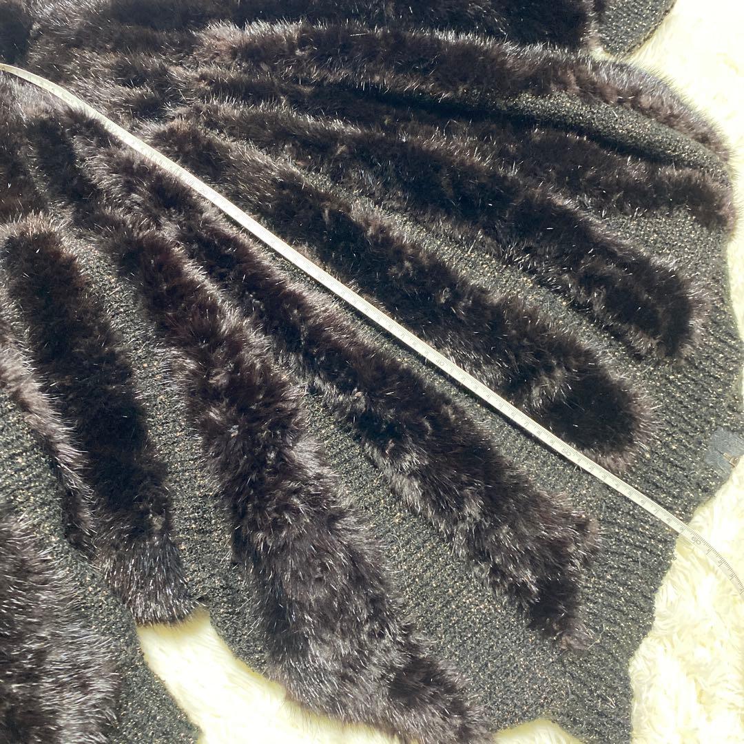ポーラリシュマン　ビーバー ファー　ジャケット　カナダハンドメイド　ラメ