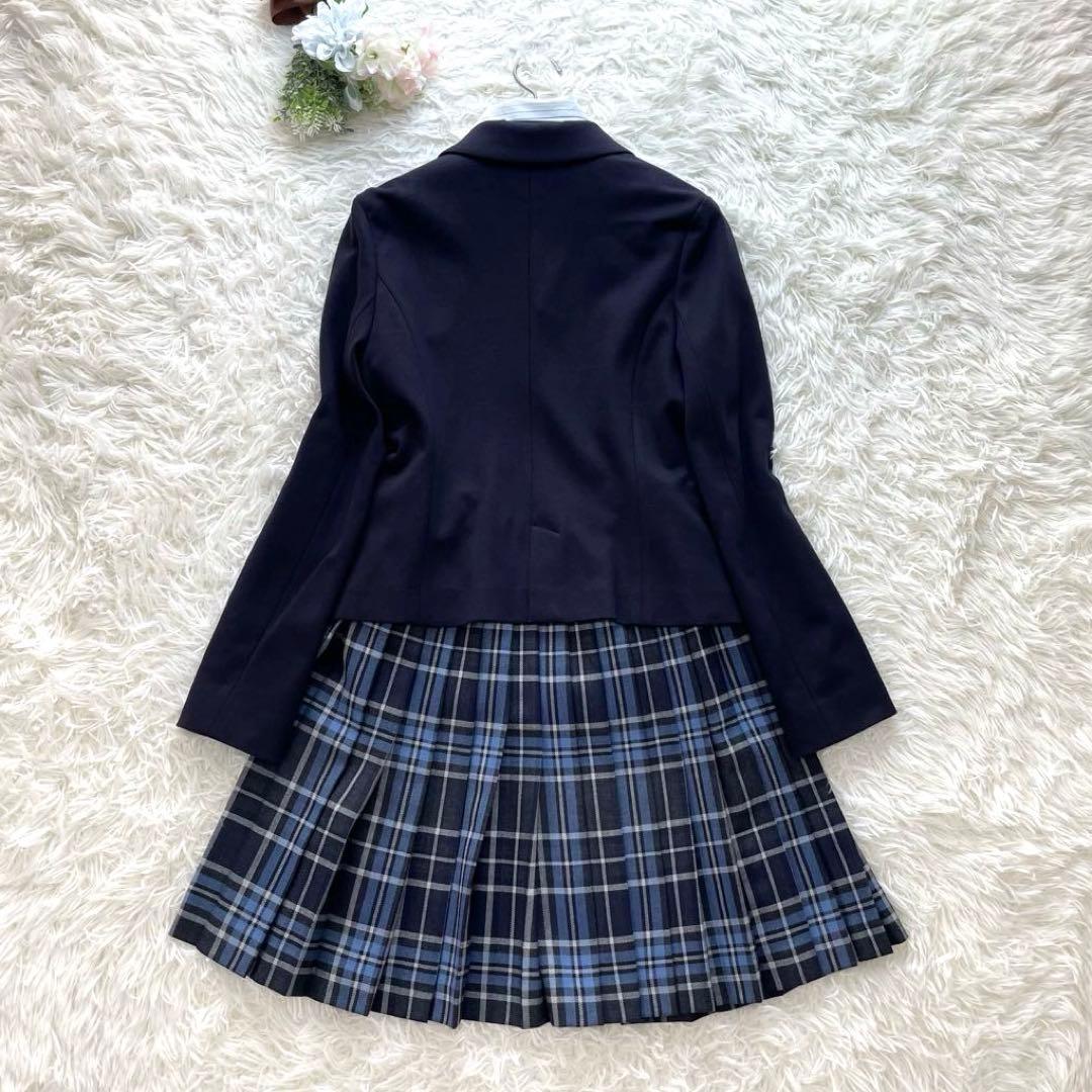 新品付き✨ポンポネット フォーマル セットアップ 160 制服 お受験 水色