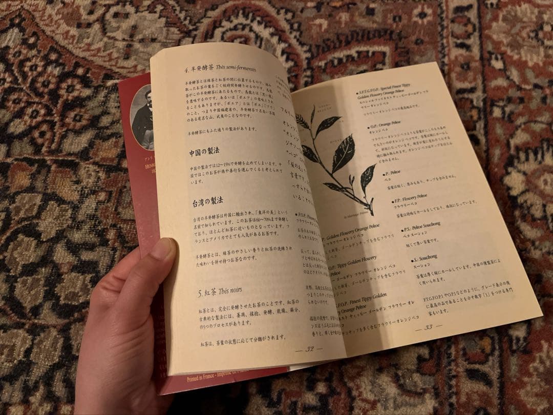 MARIAGE FRÈRES 本フランス流紅茶芸術　マリアージュフレール　日本語