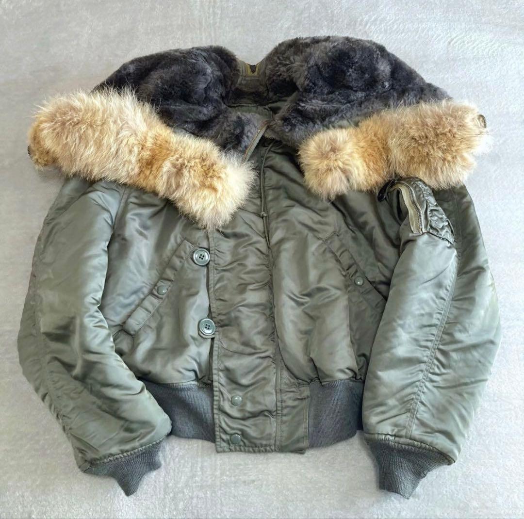 USAF N-2B フライトジャケット 1971年製 アルファ社 米軍実物 M