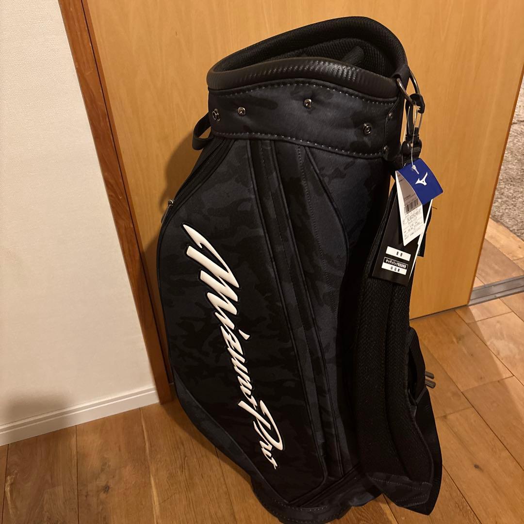 Mizuno Pro キャディバッグ ブラック迷彩 4仕切り