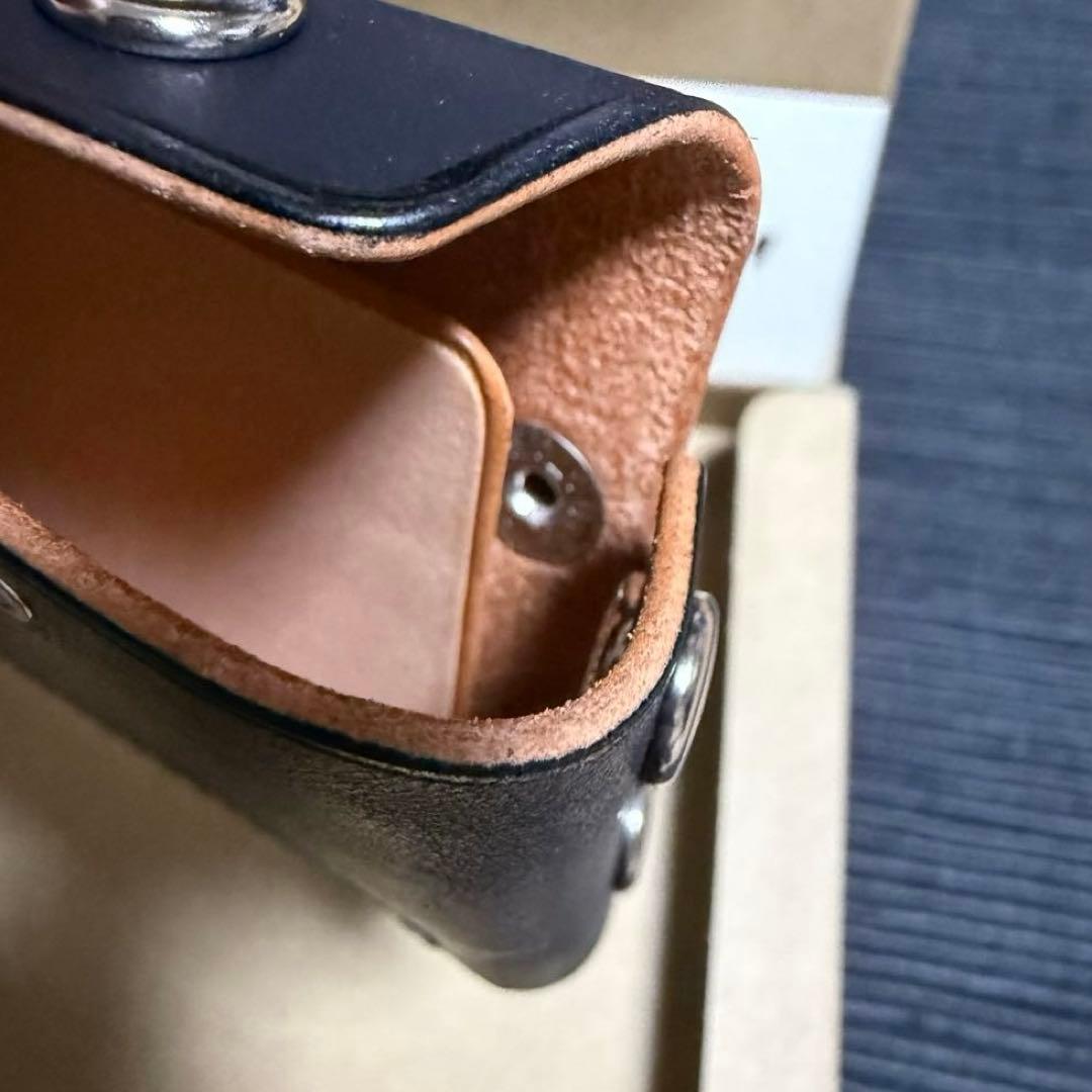 五助屋レザー　マルチケースミニウォレット　ブッテーロ　モンロー　茶色