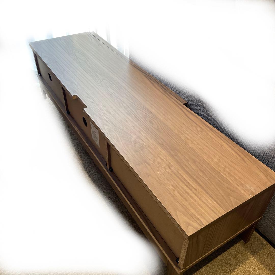 テレビ台 木 収納 ローボード ブラウン 茶色