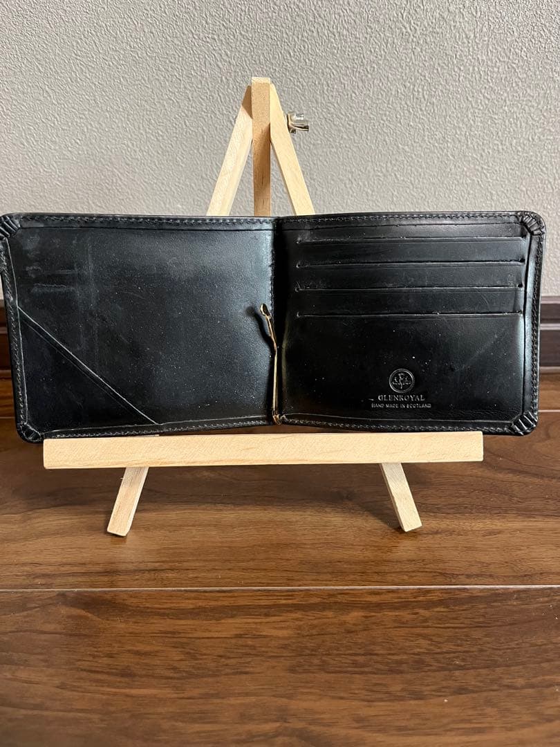 キラリ　GLEN グレンロイヤル 二つ折り財布 マネークリップ