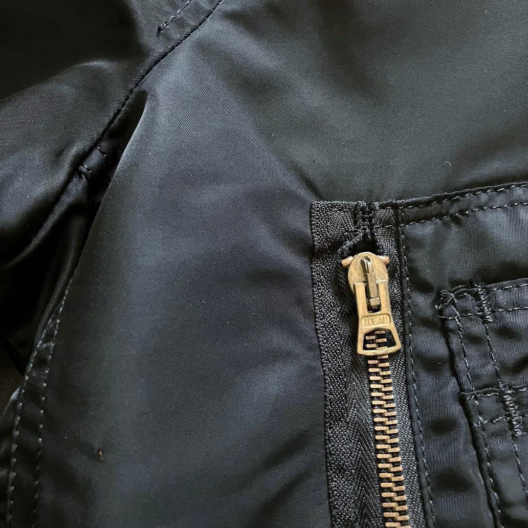 ジャケット・アウター 80s90s ALPHA MA-1 bomber jkt black IDEAL