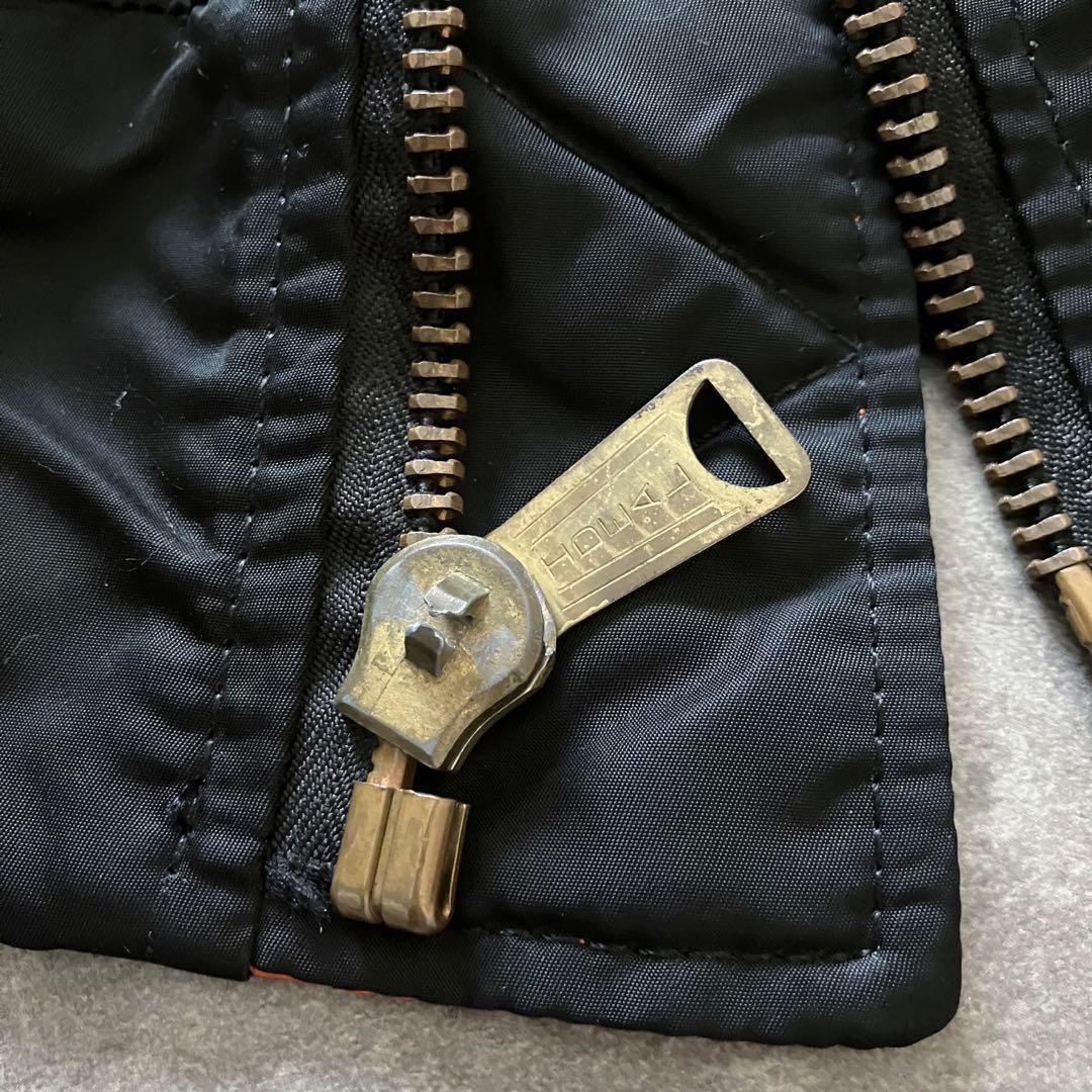 ジャケット・アウター 80s90s ALPHA MA-1 bomber jkt black IDEAL