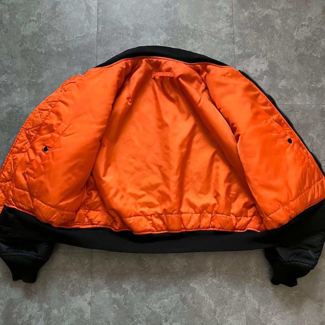 ジャケット・アウター 80s90s ALPHA MA-1 bomber jkt black IDEAL