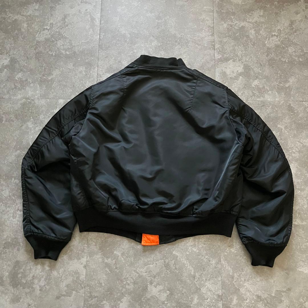 ジャケット・アウター 80s90s ALPHA MA-1 bomber jkt black IDEAL