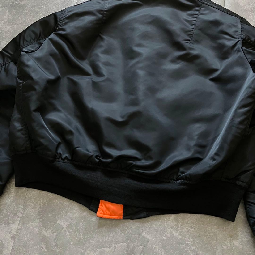 ジャケット・アウター 80s90s ALPHA MA-1 bomber jkt black IDEAL