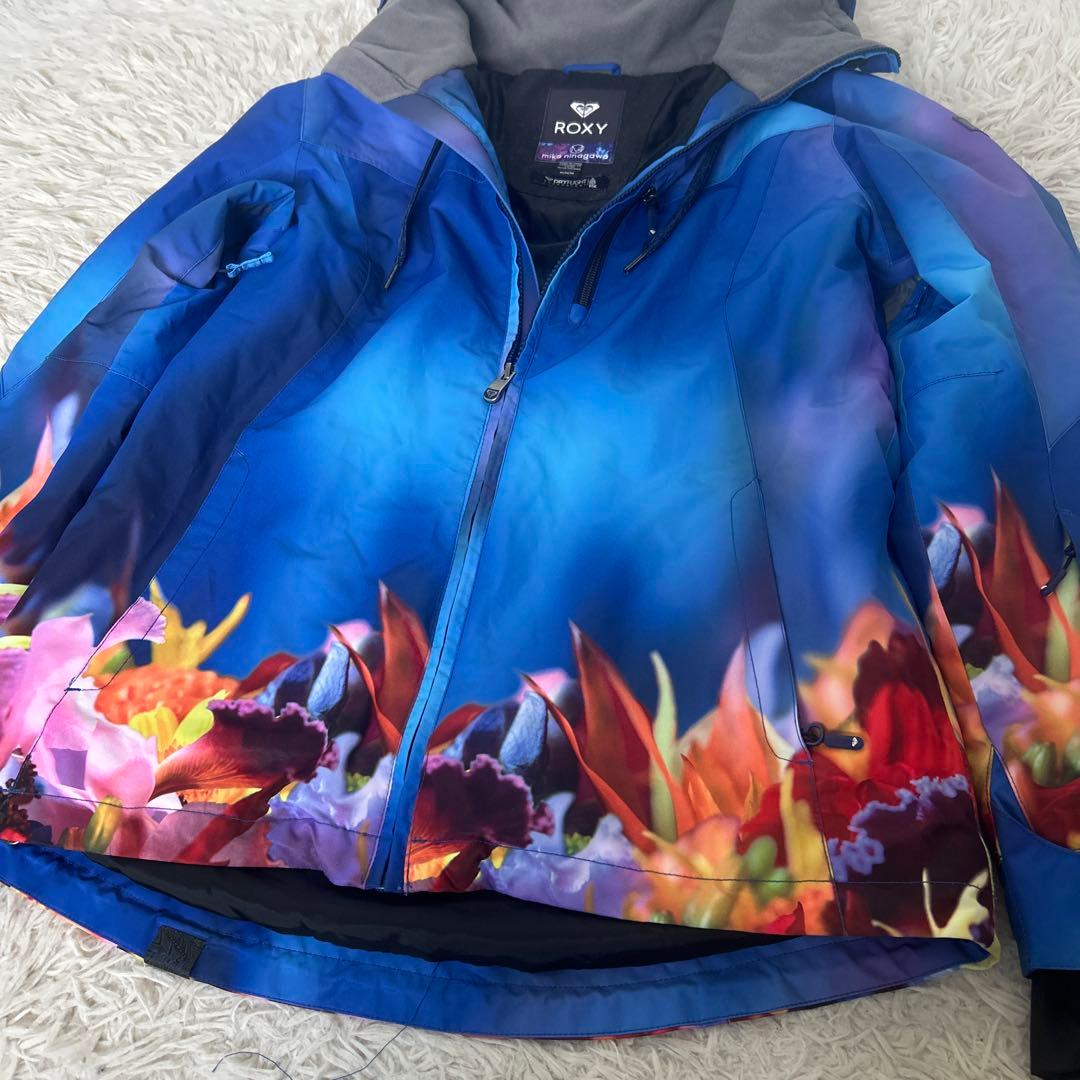 美品　ROXYスノボウエア　上下セット　蜷川実花コラボ　花柄　M L