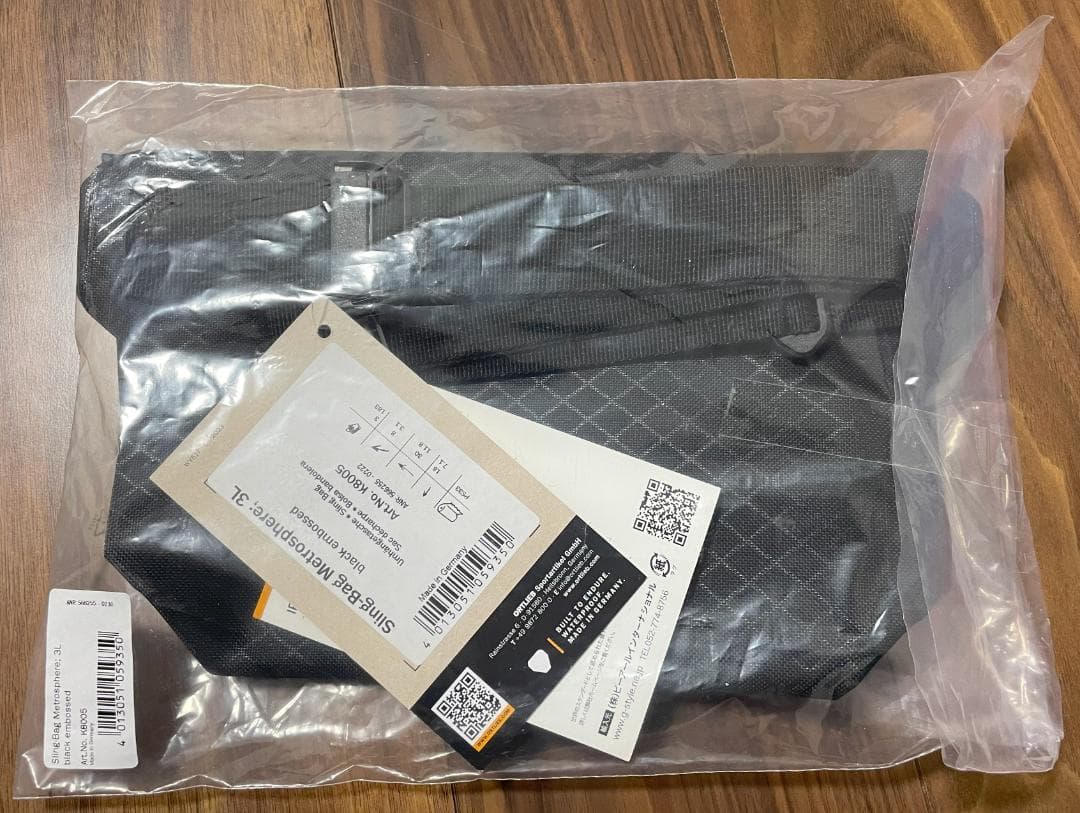 オルトリーブ　メトロスフィア　スリングバッグ　３L