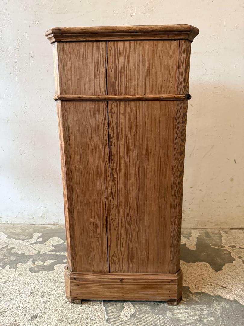 ビンテージ ドロワーナイトテーブル ドロワーベッドサイドテーブル　剥離