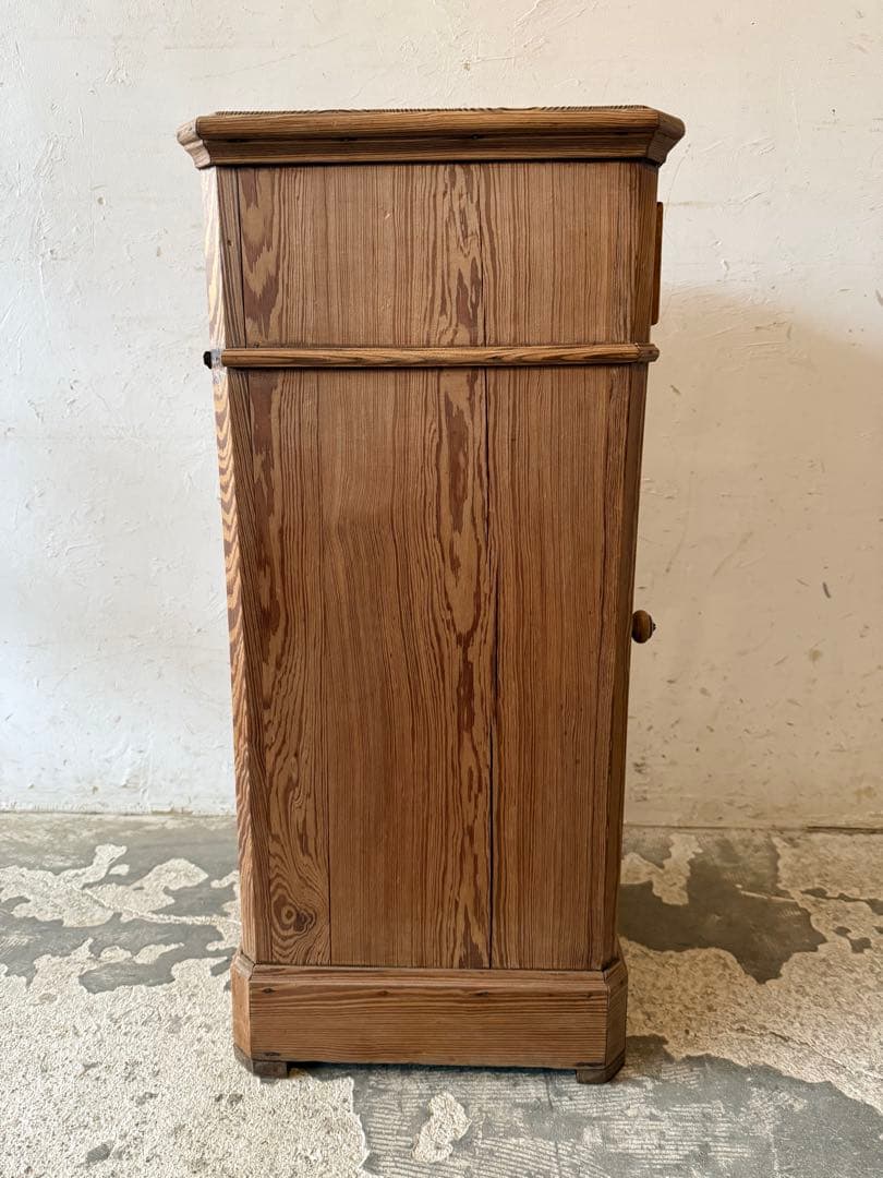 ビンテージ ドロワーナイトテーブル ドロワーベッドサイドテーブル　剥離