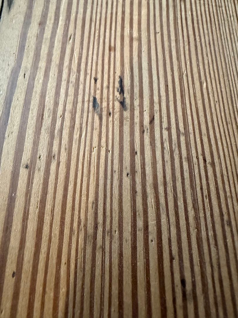 ビンテージ ドロワーナイトテーブル ドロワーベッドサイドテーブル　剥離