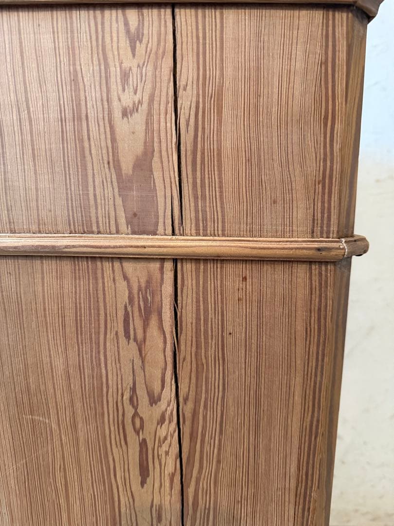 ビンテージ ドロワーナイトテーブル ドロワーベッドサイドテーブル　剥離