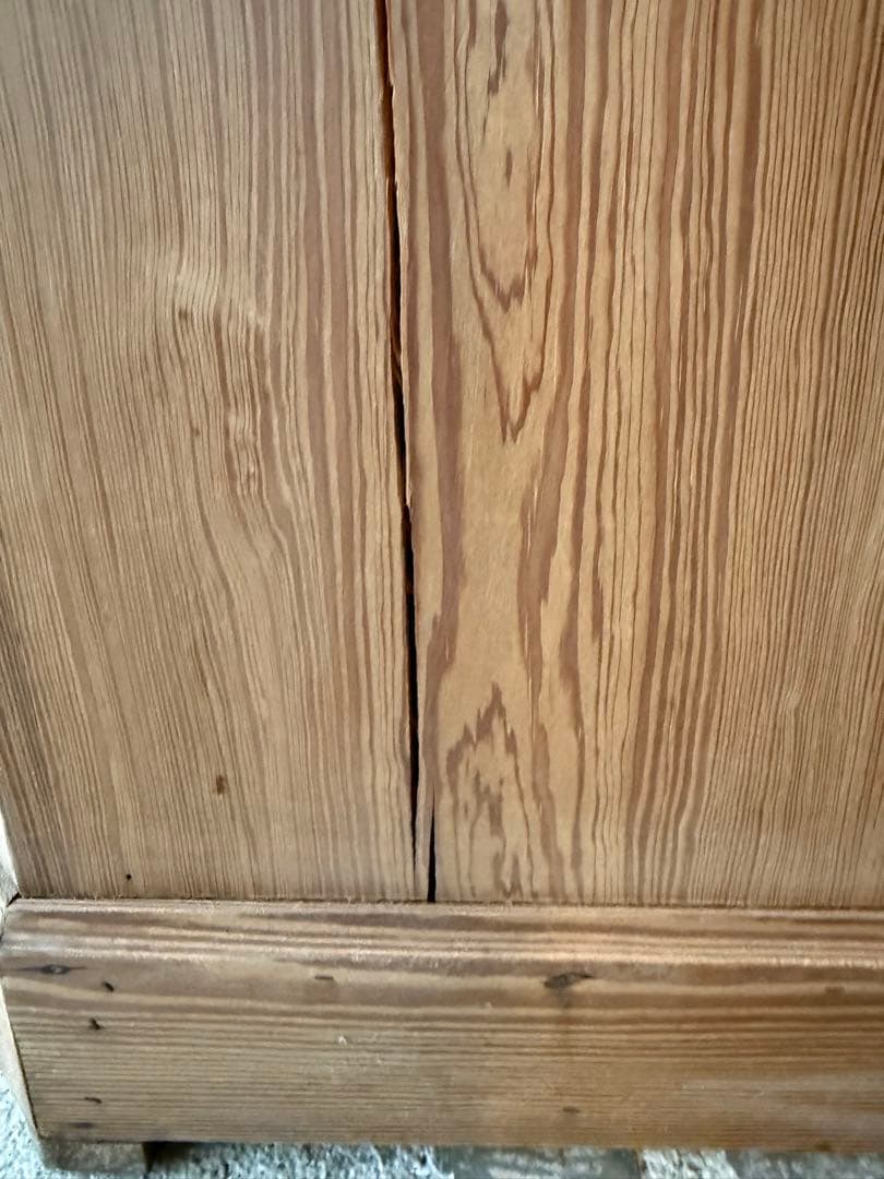 ビンテージ ドロワーナイトテーブル ドロワーベッドサイドテーブル　剥離