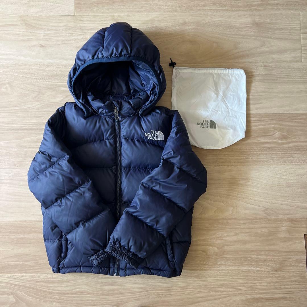 極美品 ノースフェイス ダウンジャケット アコンカグアフーディ 子供 130cm