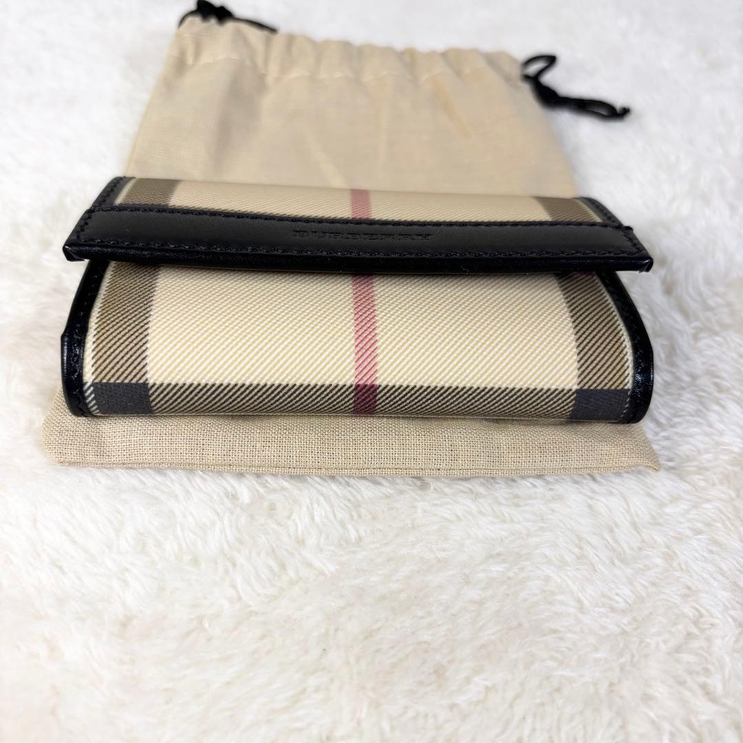 【BURBERRY】バーバリー 未使用品 袋付き キーケース ノバチェック