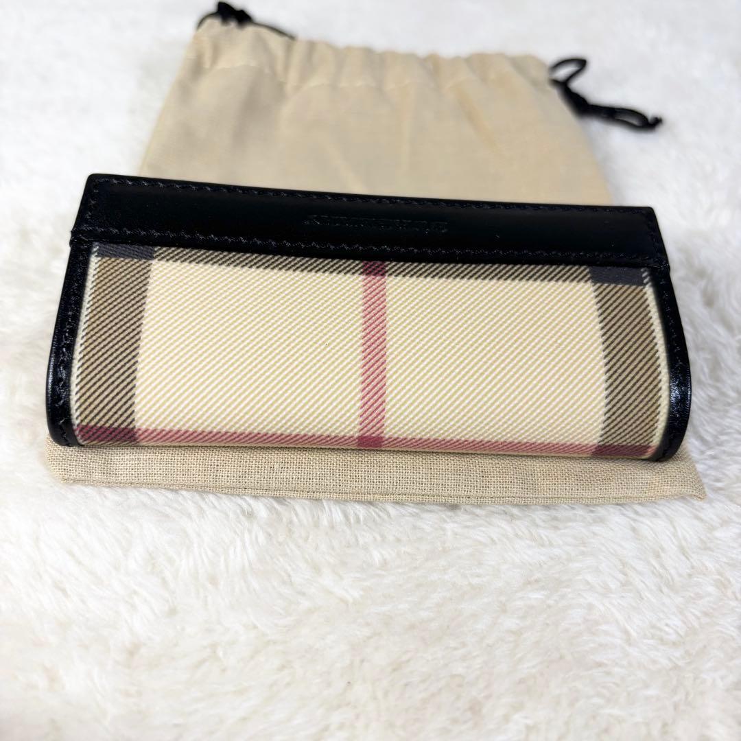 【BURBERRY】バーバリー 未使用品 袋付き キーケース ノバチェック