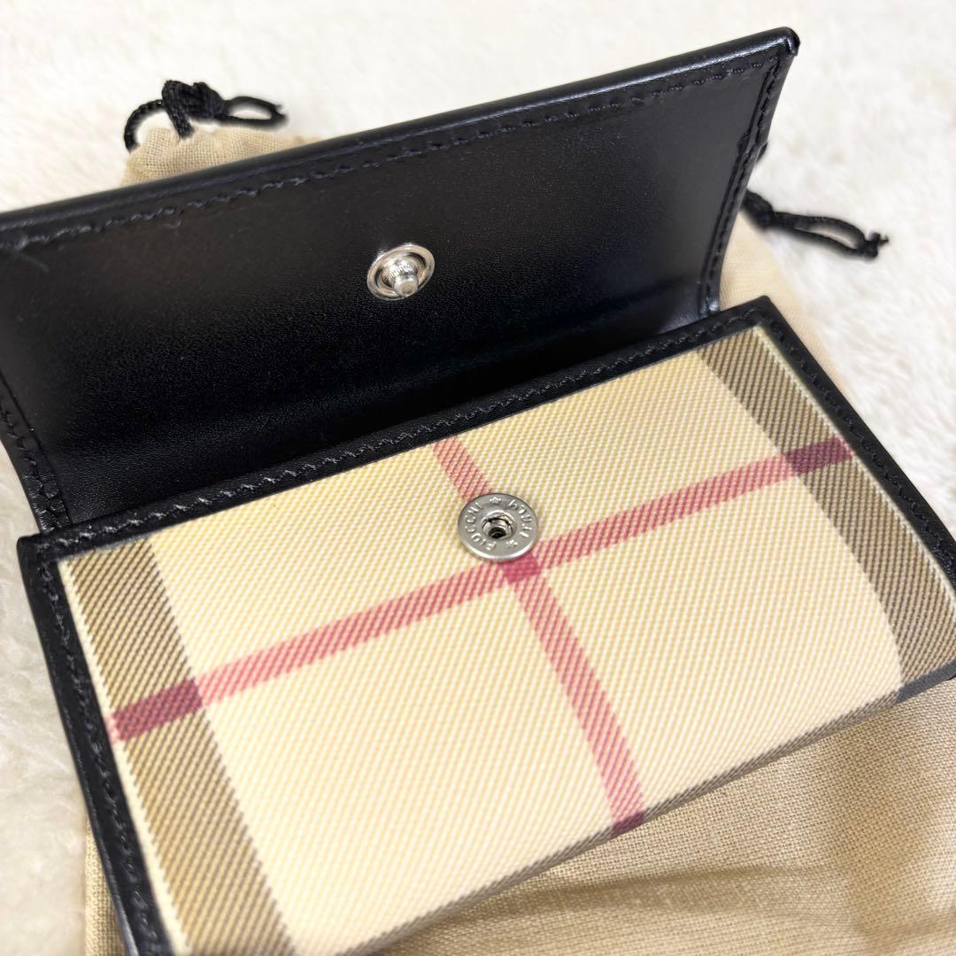 【BURBERRY】バーバリー 未使用品 袋付き キーケース ノバチェック