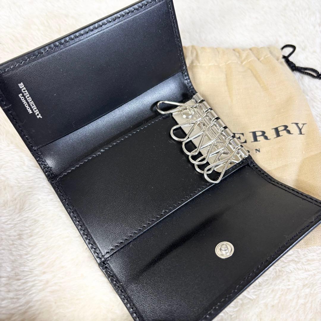 【BURBERRY】バーバリー 未使用品 袋付き キーケース ノバチェック