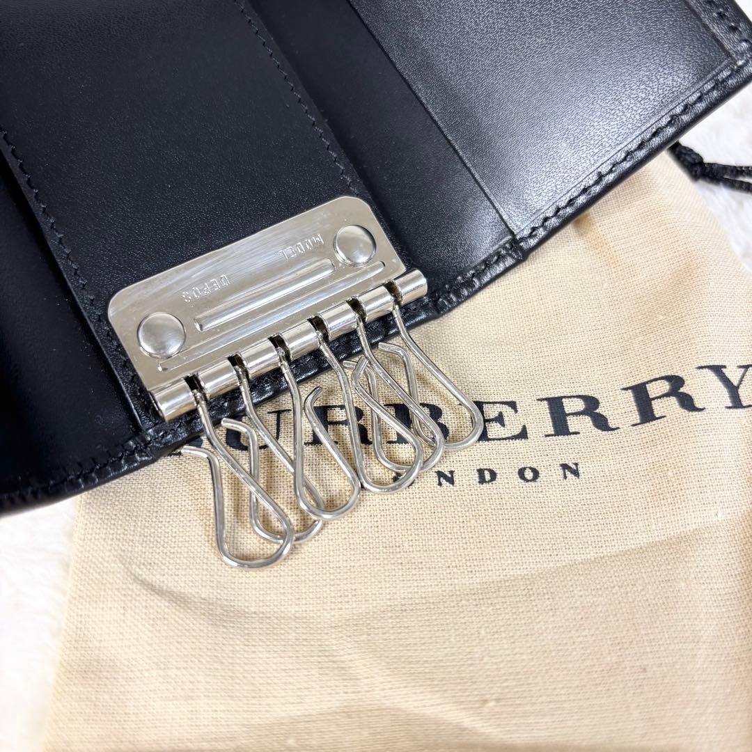 【BURBERRY】バーバリー 未使用品 袋付き キーケース ノバチェック