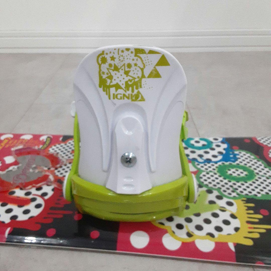 IGNIO MILWEL キッズ スノーボードセット 110 ビンディング付き