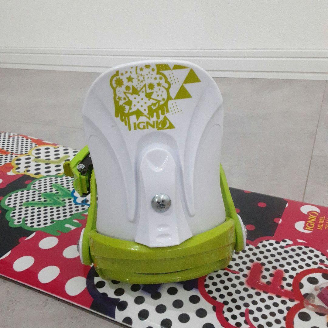 IGNIO MILWEL キッズ スノーボードセット 110 ビンディング付き