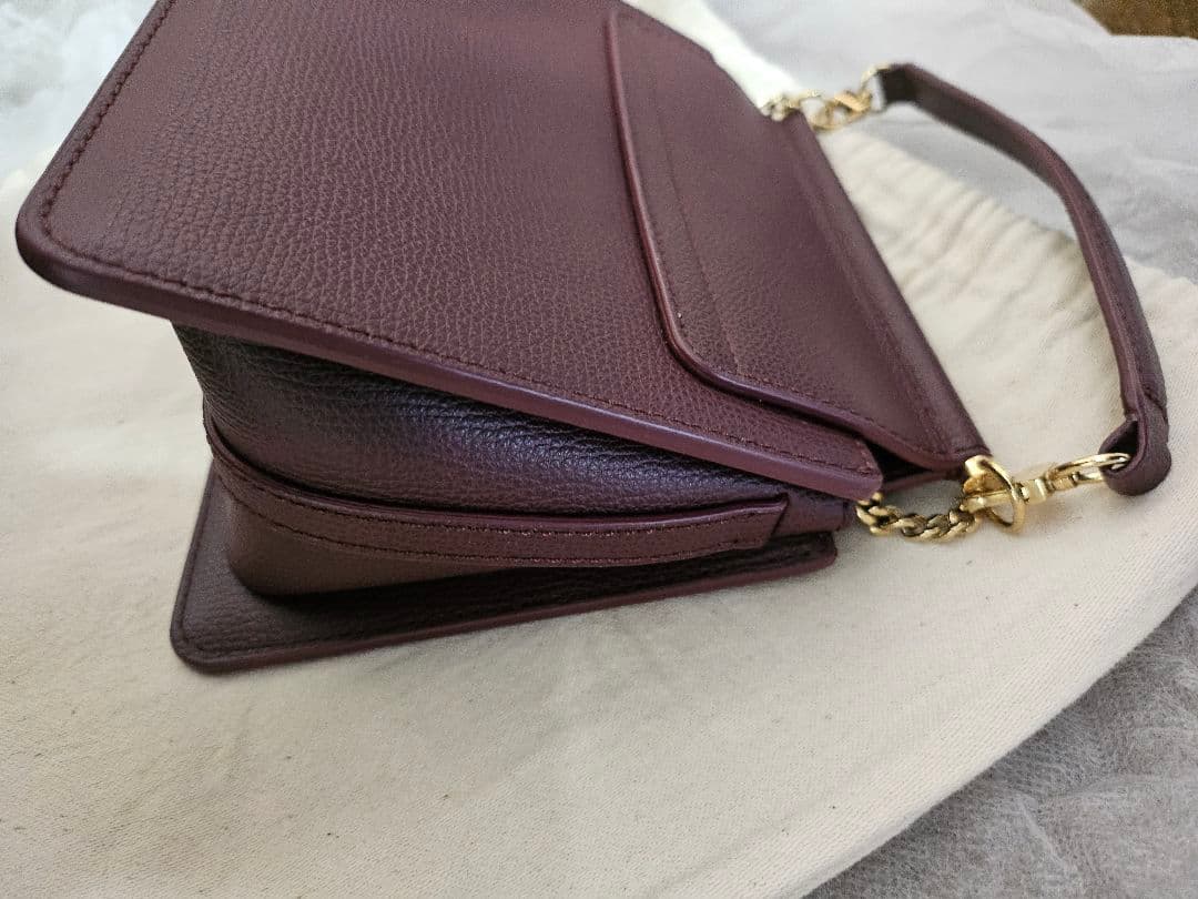 【メルカリ便】POLENE Numero Sept mini バーガンディ