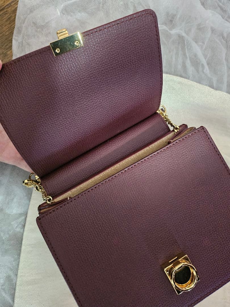 【メルカリ便】POLENE Numero Sept mini バーガンディ