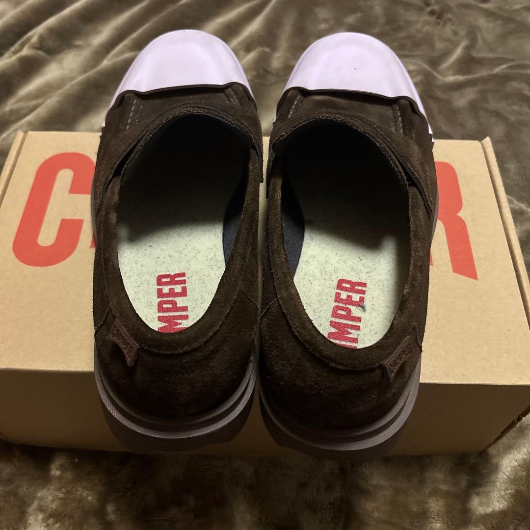 camper junction 革靴 スウェード ローファー