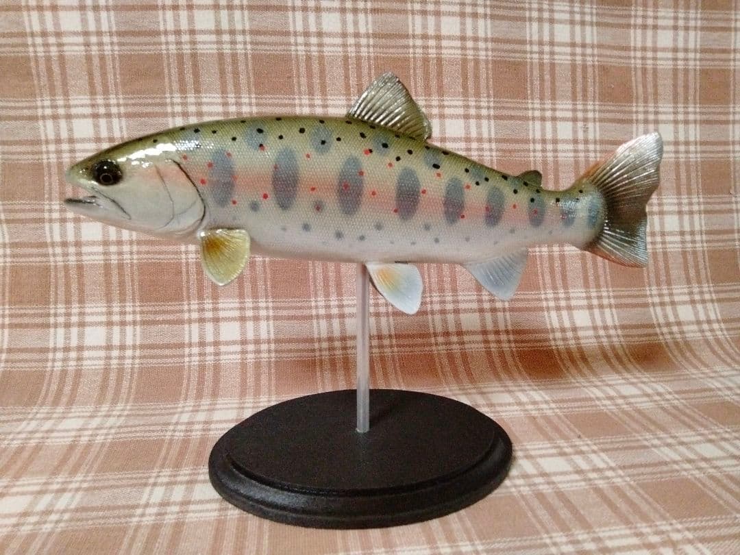 ハンドメイド　27cmアマゴ　フィギュア　レプリカ　魚　ルアー釣り