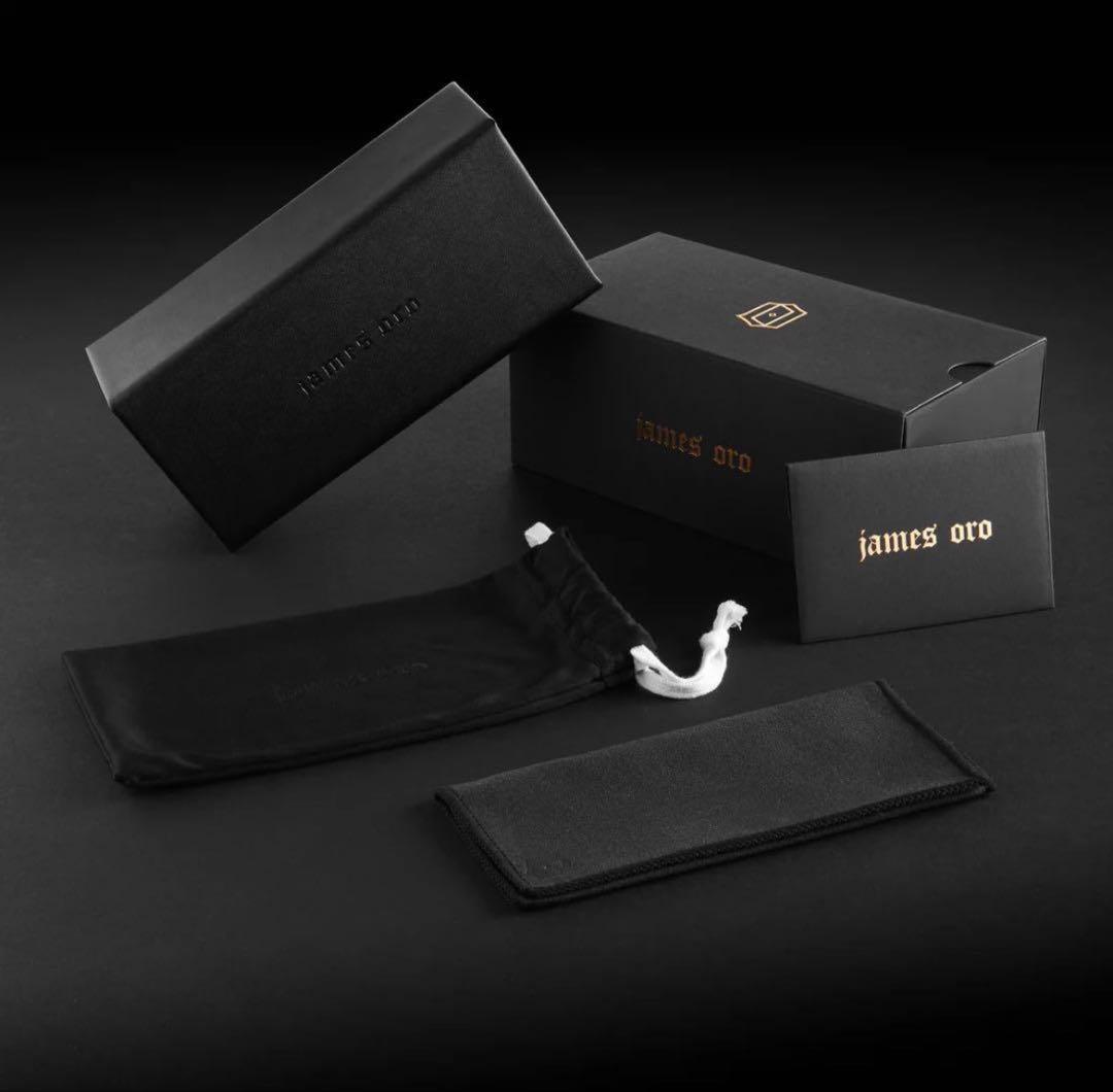 james oro リムレス メガネ サングラス シルバークリア 完売 希少