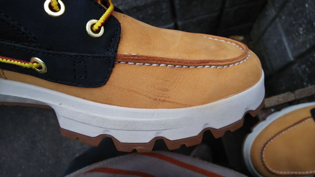 TimberlandティンバーランドウィートヌバックデッキシューズUS-9.5W