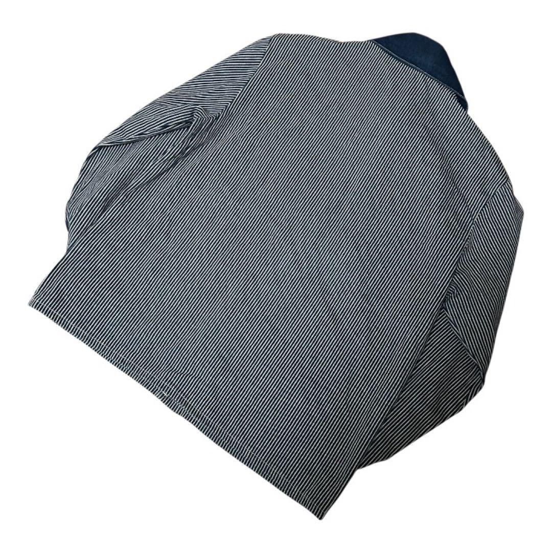 90s USA製 POINTER BRAND ヒッコリー切替 カバーオール 40