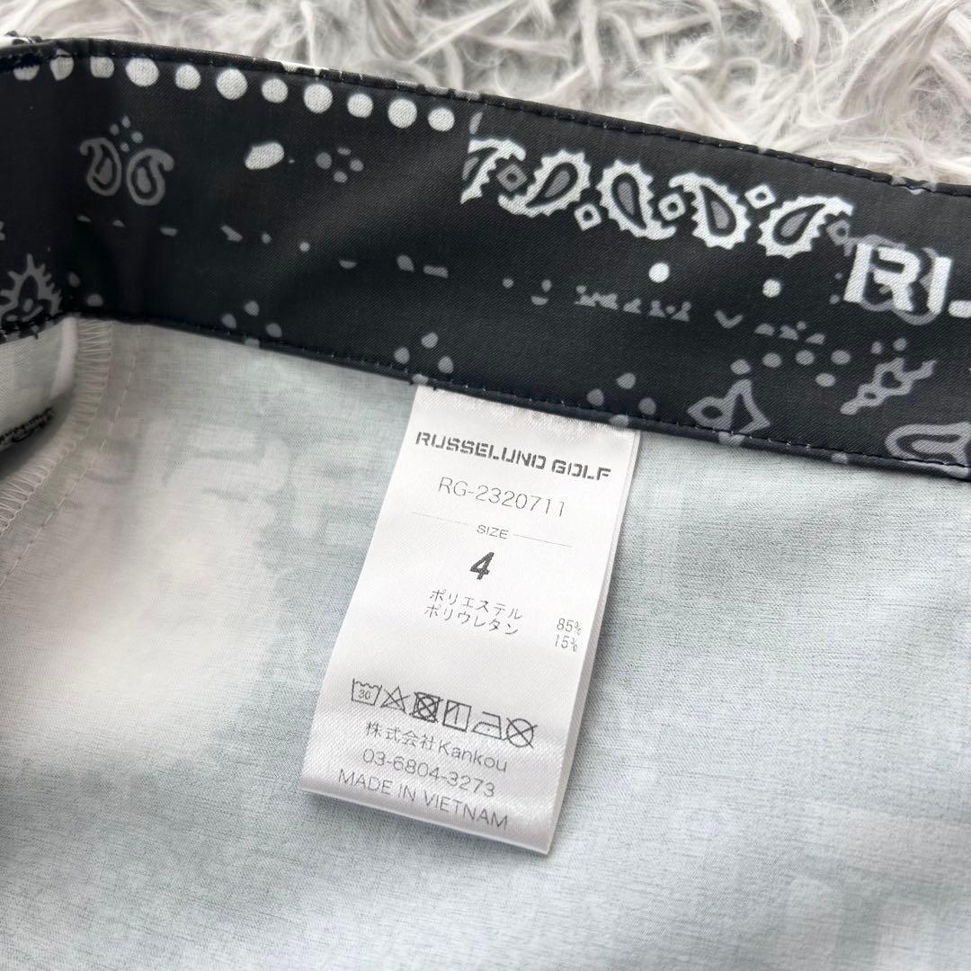 新品　ラッセルノ　セットアップ　ハーフパンツ　ハーフジップシャツ　ブラック　4