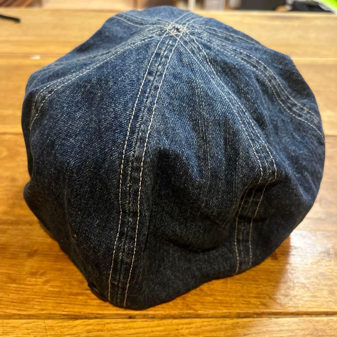 即完品CPH かわしまたかひろコラボデニムベレー帽未使用Maisonkinema