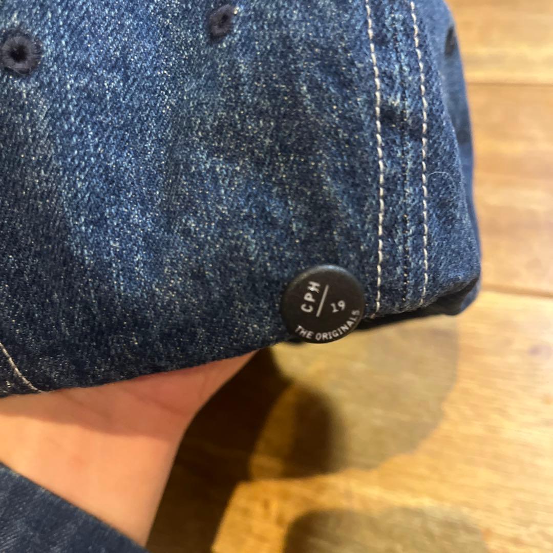 即完品CPH かわしまたかひろコラボデニムベレー帽未使用Maisonkinema