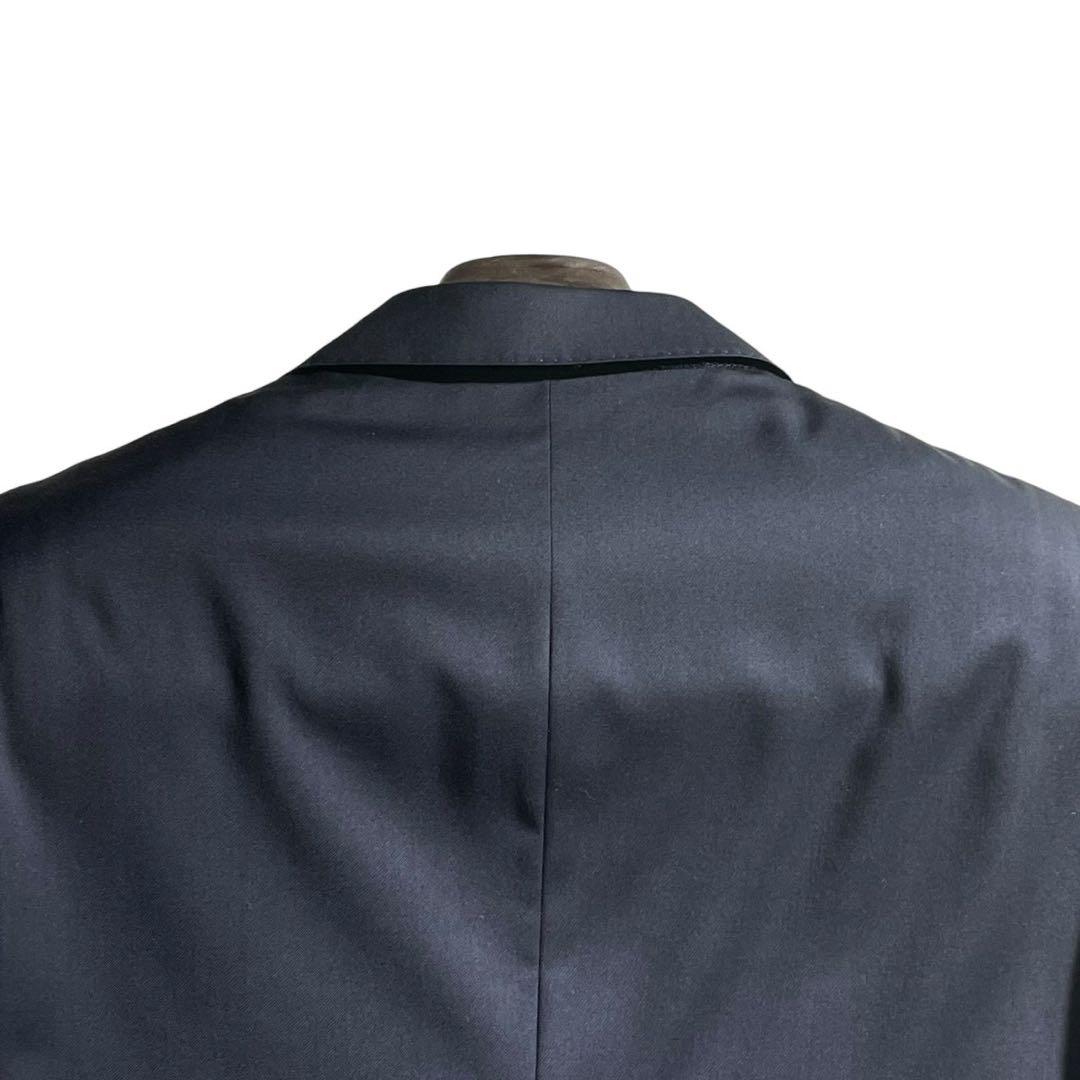 極美品 REDA 3ピース スーツ 裏地蛇柄 ネイビー イタリア生地 水牛ボタン