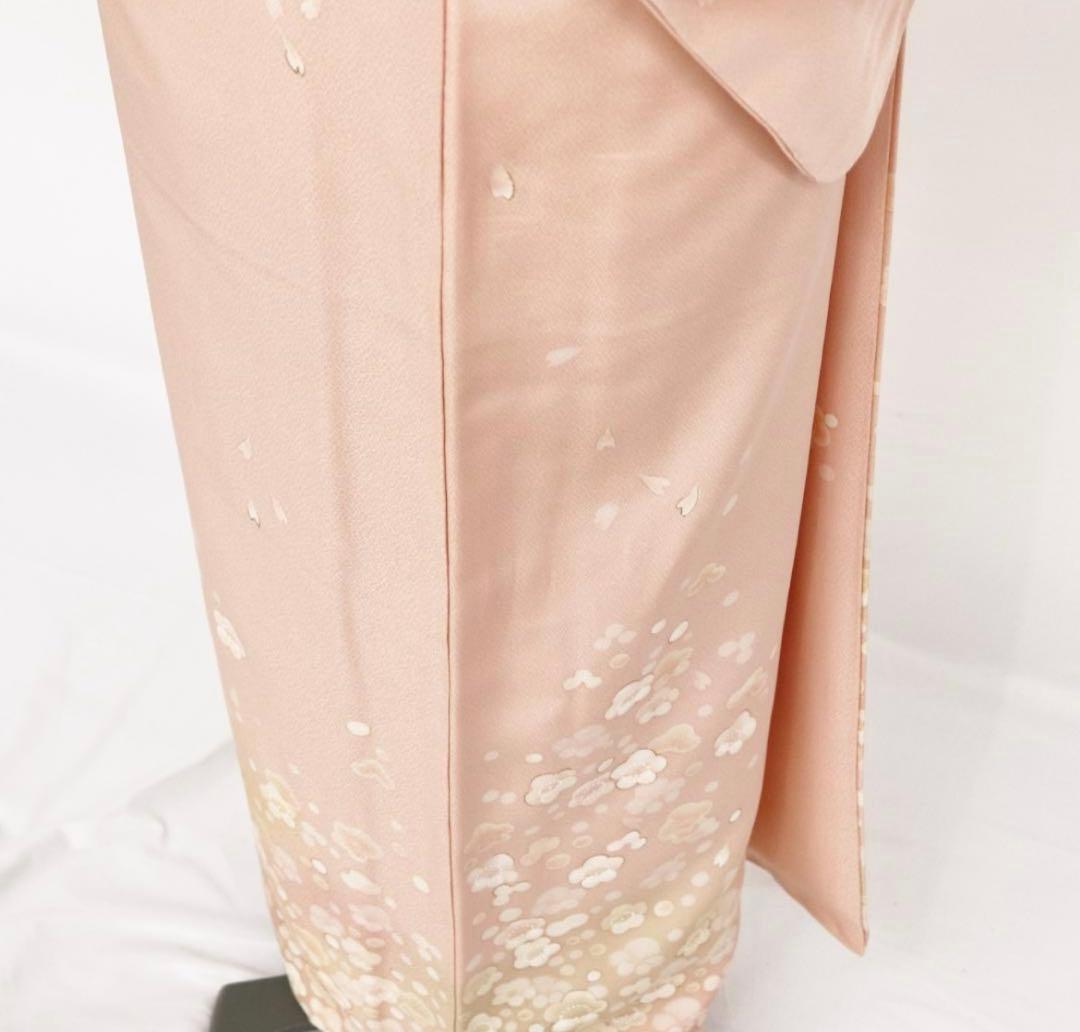 着物淡雪 作家物 正絹 袷訪問着 品のある梅や 桜の花柄